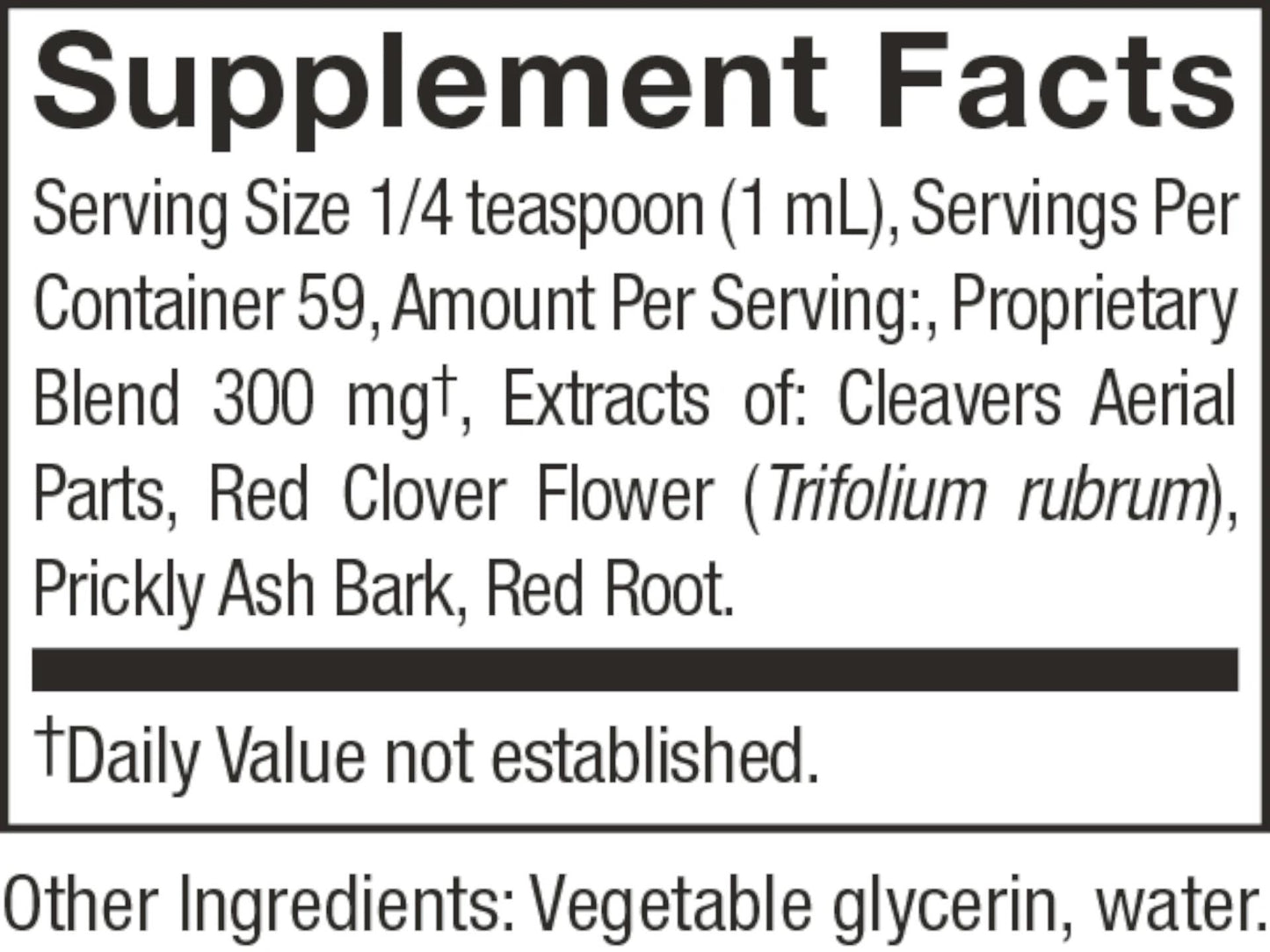 Lymphatic Drainage™ Supplement | Herbal Blend
