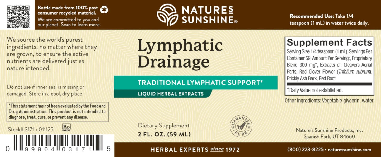 Lymphatic Drainage™ Supplement | Herbal Blend